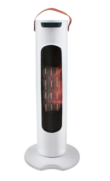 Керамический обогреватель Tower Heat 2000 Вт напольный тепловентилятор с пультом белый eve1209 фото