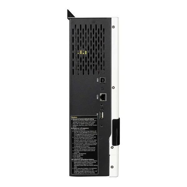 Гибридный инвертор MUST PV18-3224VPM, 3200 Вт, 24 В, MPPT 60 А, чистая синусоида eve1193 фото