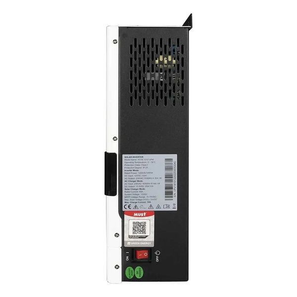 Гибридный инвертор MUST PV18-3224VPM, 3200 Вт, 24 В, MPPT 60 А, чистая синусоида eve1193 фото