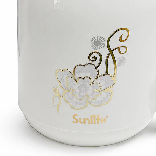Термос-глечик Sunlife CF36200 2 л зі скляною колбою, білий eve1869 фото