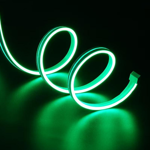 Гнучка силіконова LED-стрічка Neon 5 м 12V зелена eve1180 фото
