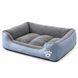 Лежанка-пуфик для кошек и собак 47&times;35 см серый eve1974 фото 1