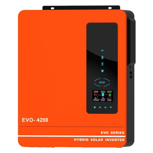 Гибридный инвертор ANERN AN-SCI-EVO-4200, 4200 Вт, 24 В, MPPT 120 А, чистая синусоида eve1343 фото