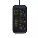Сетевой фильтр-удлинитель QL-1091U 3 розетки 4-USB 1-Type-C черный 900000000002IMP фото 1