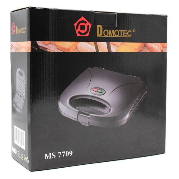 Сендвічниця-гриль DOMOTEC MS-7709 1000 Вт з антипригарним покриттям eve2077 фото