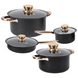 Набор посуды COOKWARE SET G-A12 с керамическим покрытием 8 предметов eve2101 фото 1