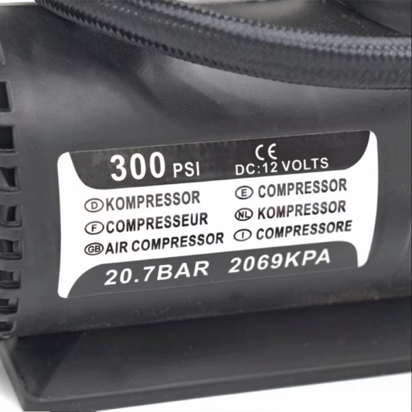 Автомобильный компрессор Air Compressor 12V 300 PSI eve1295 фото