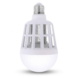 Антимоскитная LED лампа от комаров E27 15 Вт с УФ-подсветкой eve1536 фото