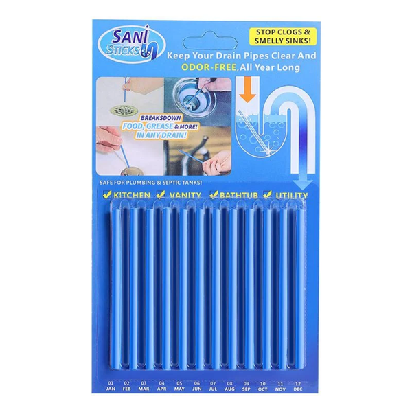 Палочки для устранения засоров Sani Sticks 12 шт eve1587 фото