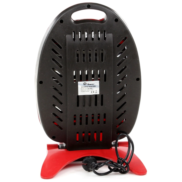 Кварцовий обігрівач Domotec MS-5952 800 Вт 2 режими, червоний eve1934 фото