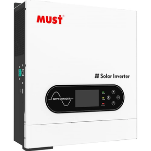 Гибридный инвертор MUST PV18-4024ECO, 4000 Вт, 24 В, MPPT 100 А, чистая синусоида, пассивное охлаждение eve1436 фото