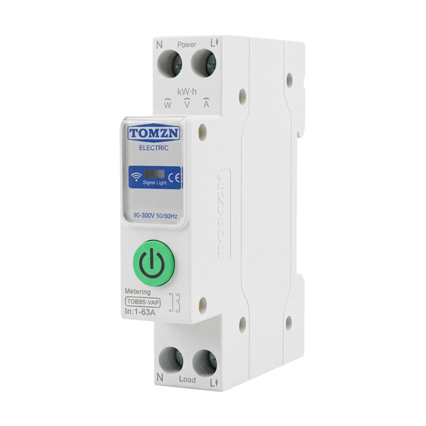 Умное Wi-Fi реле TOMZN TOB9S-VAP 63 А с мониторингом энергопотребления 900000000087IMP фото