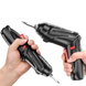 Аккумуляторная отвертка-трансформер с набором насадок 48 шт в кейсе eve1099 фото 7