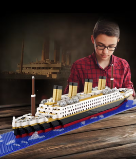 Конструктор корабль Титаник Titanic 57 см 1878 деталей eve1073 фото