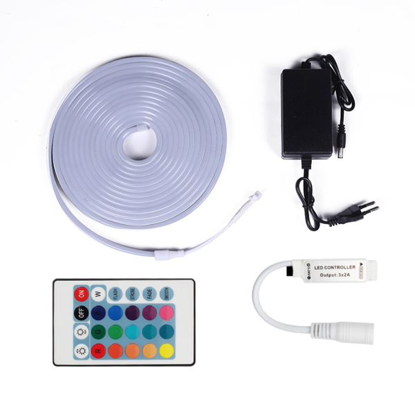 Гибкая силиконовая RGB LED-лента Neon 5 м 12V eve1275 фото
