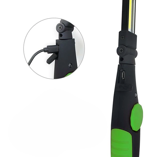 Аккумуляторный LED-фонарь Work Lights 360&deg; с магнитом зелёный eve2041 фото