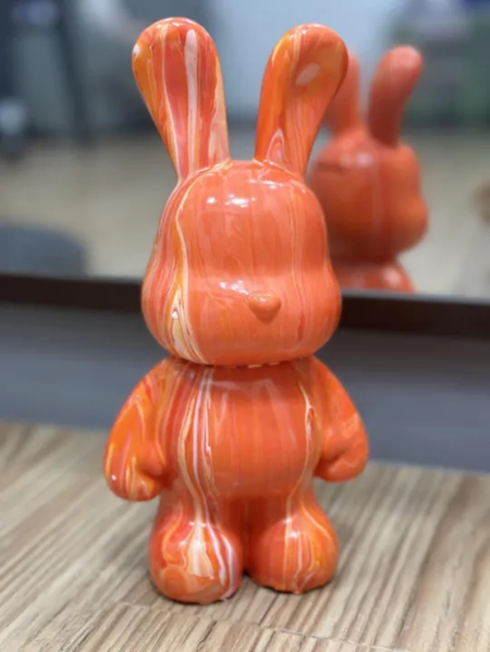 Флюїдний медведик Fluid Rabbit 33 см набір для творчості з фарбами 4 кольори eve1309 фото