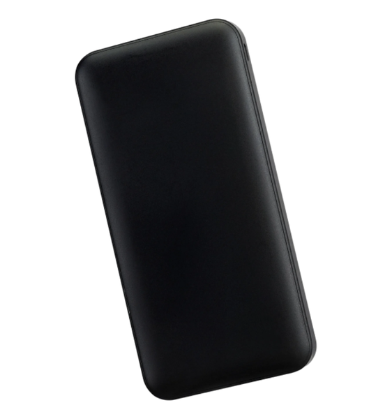 Портативний зовнішній акумулятор Power Bank 10000 mAh чорний eve1312 фото