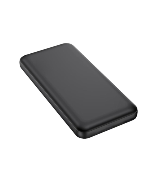 Портативний зовнішній акумулятор Power Bank 10000 mAh чорний eve1312 фото