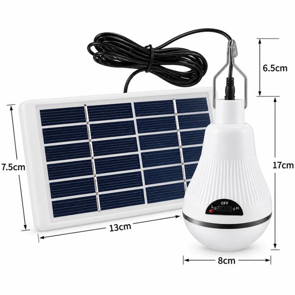 Кемпинговый LED-лампа Easy Power EP-020 с солнечной панелью и крюком eve2046 фото