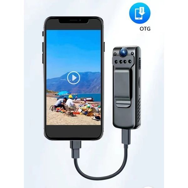 Нагрудна міні-камера X22 &mdash; Wi-Fi Full HD 1080P з нічною зйомкою та диктофоном eve1146 фото