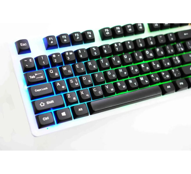 Игровая мембранная клавиатура UKC ART-8930 USB с подсветкой eve1450 фото
