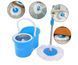 Турбо-швабра с ведром и отжимом 360&deg; Spin Mop телескопическая ручка 77&ndash;115 см 10 л микрофибра eve1120 фото 1