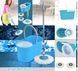 Турбо-швабра с ведром и отжимом 360&deg; Spin Mop телескопическая ручка 77&ndash;115 см 10 л микрофибра eve1120 фото 4