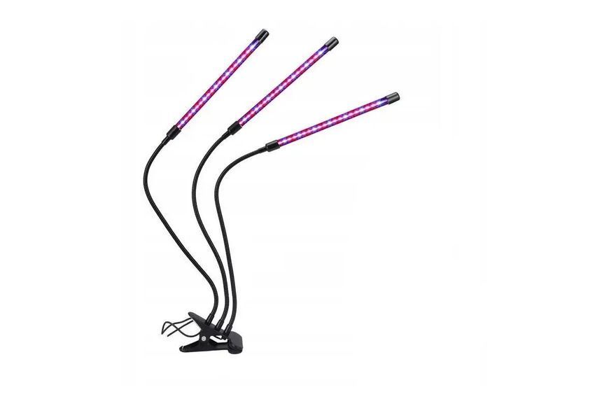 Світлодіодна фитолампа Grow Light 80 Вт &mdash; потрійна лампа для рослин з червоним і синім спектром eve1034 фото