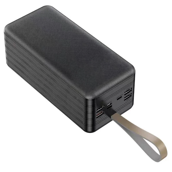 Портативний зовнішній акумулятор Power Bank 100000 mAh чорний eve1320 фото