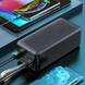 Портативний зовнішній акумулятор Power Bank 100000 mAh чорний eve1320 фото 3