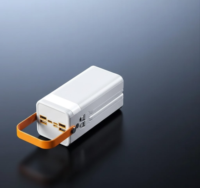 Портативний зовнішній акумулятор Power Bank 100000 mAh білий eve1321 фото
