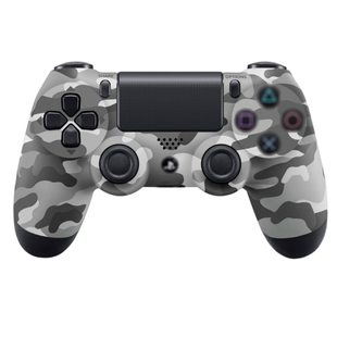Бездротовий геймпад DualShock 4 V2 Bluetooth для PlayStation і ПК &mdash; Сірий камуфляж eve1503 фото