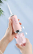 Ірригатор для порожнини рота ORAL IRRIGATOR 3 режими з насадками рожевий eve1283 фото 6