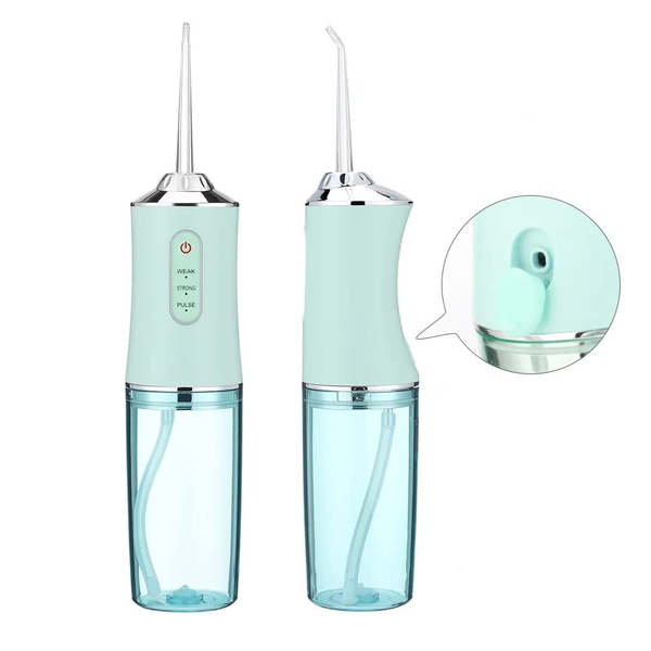 Ирригатор для полости рта ORAL IRRIGATOR 3 режима с насадками зеленый eve1284 фото